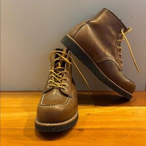 Red Wing Shoes Brown Leather Classic Moc Heritage #8836